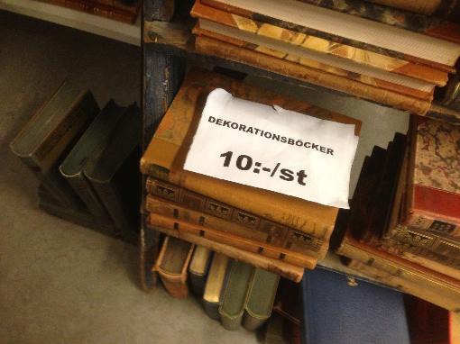 När böcker bara blir föremål